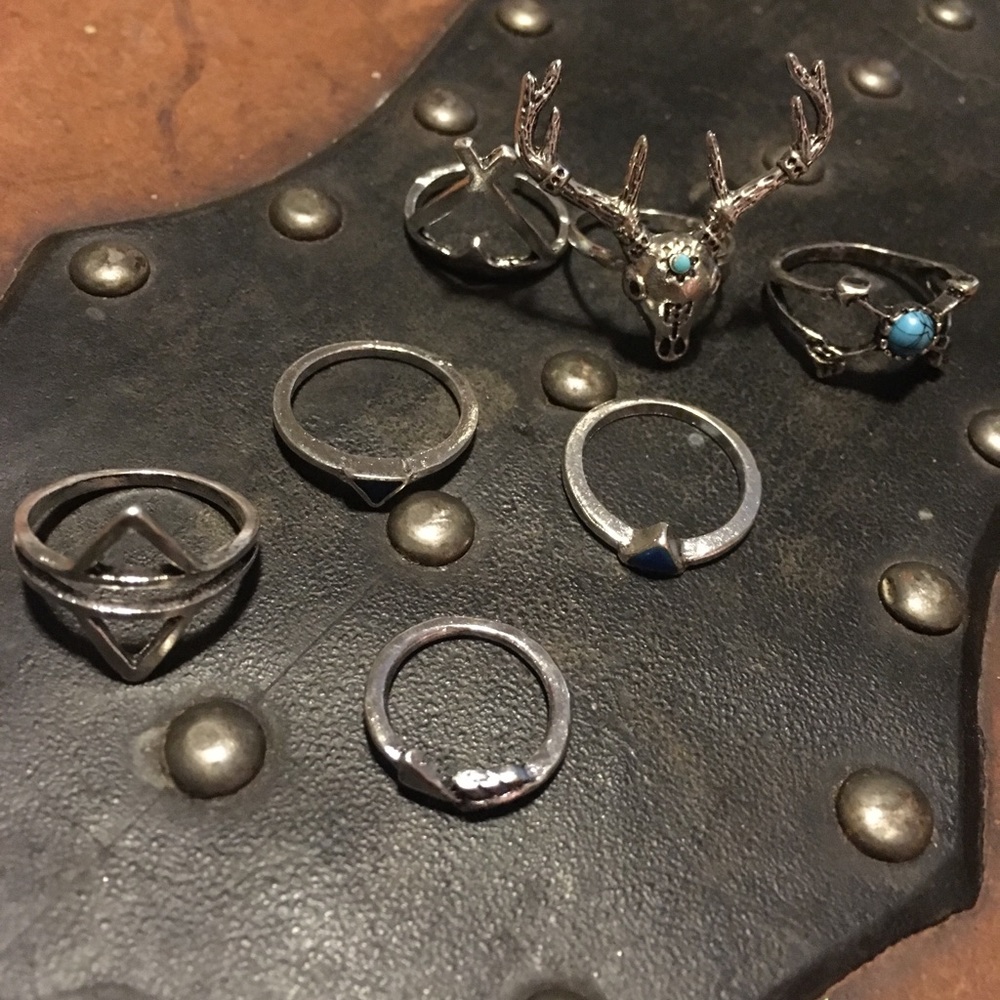 ❤️❤️❤️❤️❤️BOHO RING SET - Picture 2 of 3